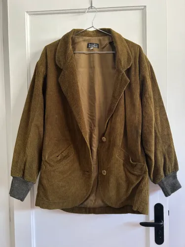 Casaco veludo cotelê 