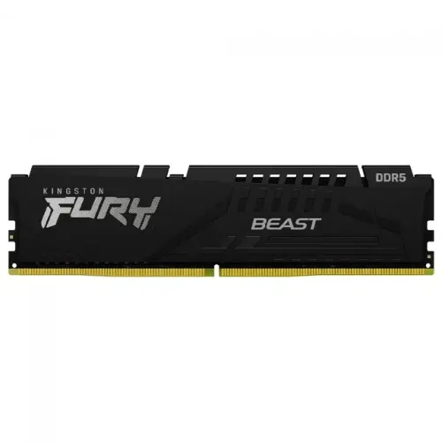 Memória DDR5 Kingston Fury Beast, 16GB, 6400MHz, Preto, KF564C32BBE-16
