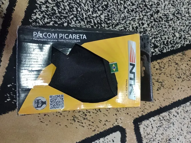 Pá Portátil Dobrável Para Camping, Trilha E Sobrevivência