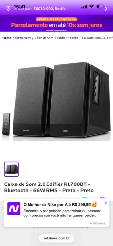 Monitor de áudio r7000bt