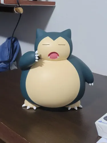 Pokemon Pokémon Pokemom Snorlax 20 cm Escala com SH Figuarts Ash e Figma Red. RARO