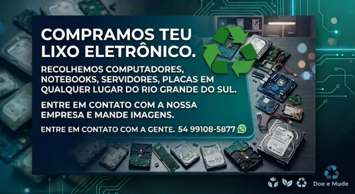 Compramos sucatas diversas, sucatas de HDs, e outros!!!