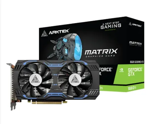 Placa de Vídeo Nvidia GeForce GTX 1660TI 6GB DDR6 Arktek Dual Fan 192 Bits - WZetta