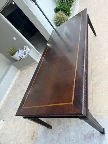 Mesa de jantar 10 lugares madeira maciça