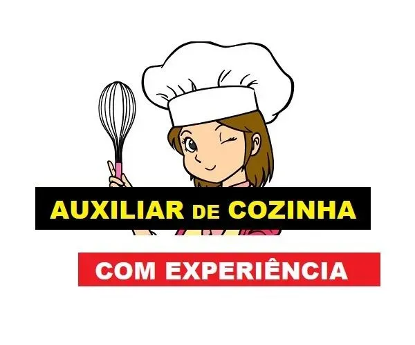 Auxiliar de Cozinha Para RestaurantE