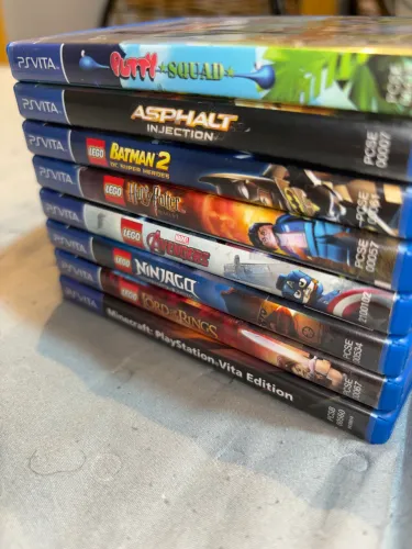 Coleção Jogos PS Vita Originais | Minecraft + LEGO + Raros | 8 Jogos