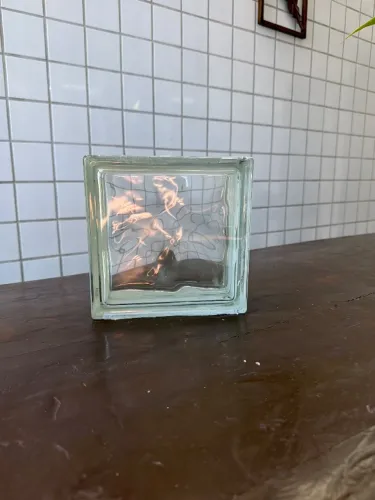 Bloco de vidro transparente 19x19/ 41 peças disponível
