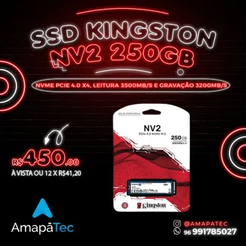SSD Kingston NV2 250GB M2 NVMe