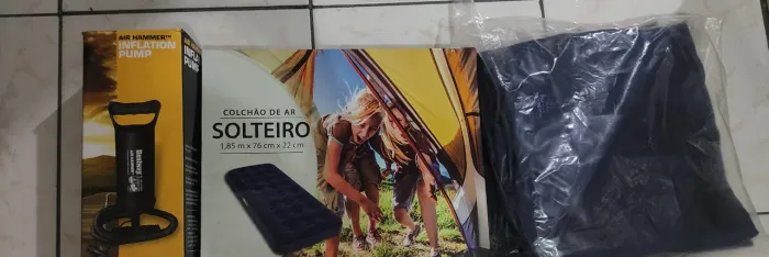 Cama solteiro inflável
