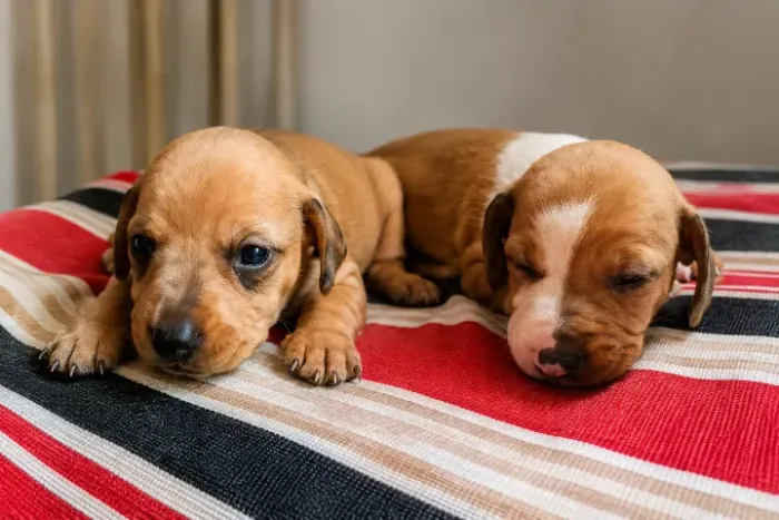 Filhote Teckel/Dachshund Arlequim