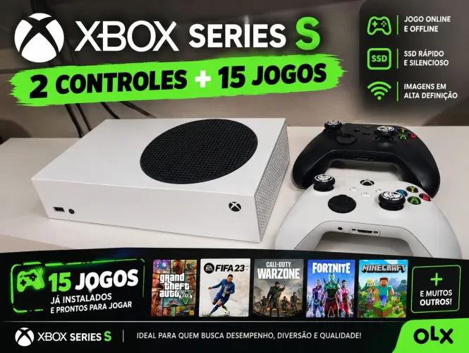 Xbox séries s +15 jogos