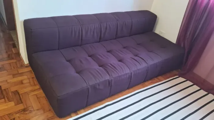 Sofá Soho Tok Stok 3 Lugares Roxo