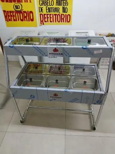 Self-service 6/3 cubas tampa de vidro 