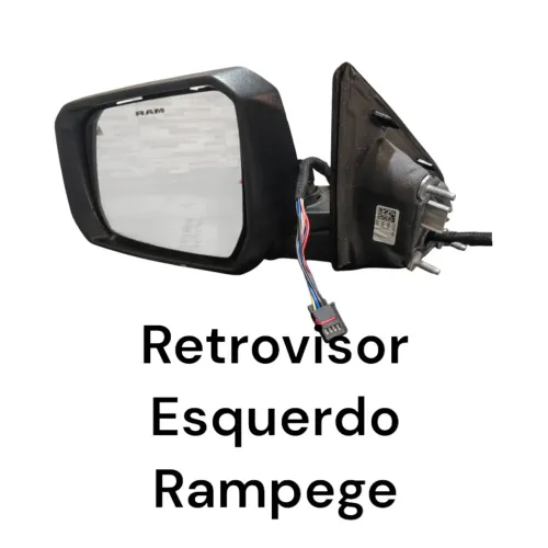 Retrovisor Rampage 23/25 ponto Cego Esquerdo