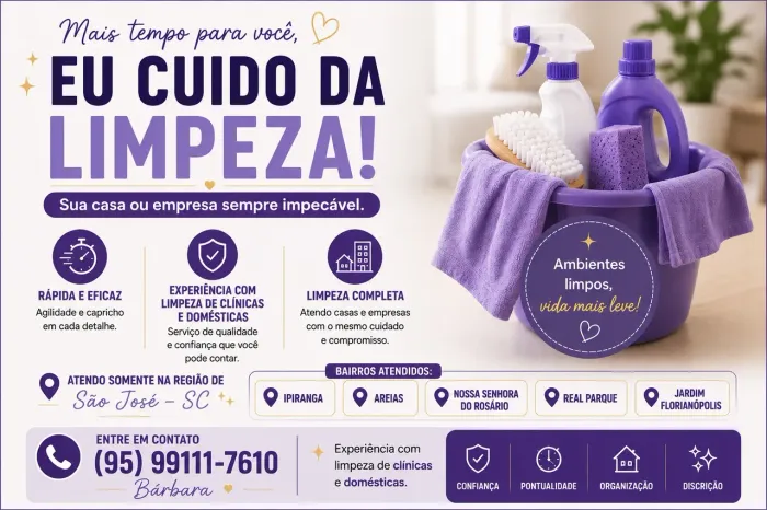 Limpeza - Serviços Gerais - Faxina 