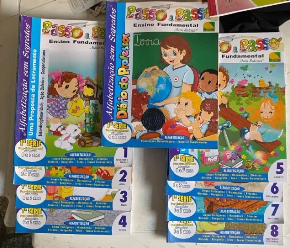 OLEÇÃO COMPLETA ALFABETIZAÇÃO SEM SEGREDOS 1ªSérie - Maria Radespiel