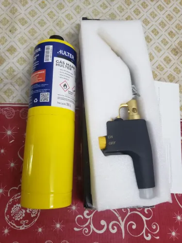 Maçarico e refil de gás portátil para refrigeração