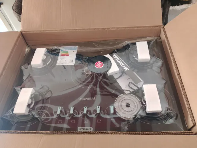 Vende fogão cooktop 5 bocas novo na caixa .