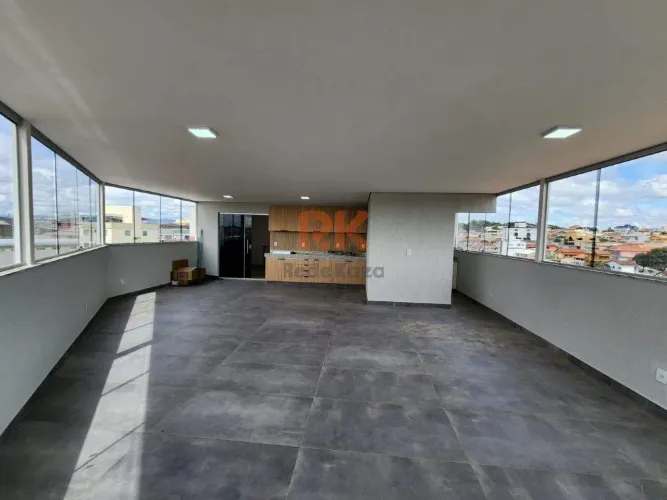 Cobertura para aluguel, 3 quartos, 2 suítes, 3 vagas, Arvoredo - Contagem/MG
