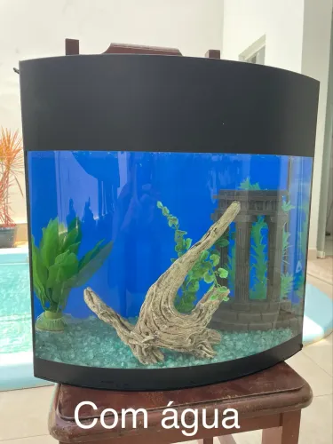 Lindo aquário 50L + suporte