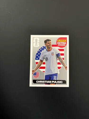 Figurinha legend do Christian Pulisic prata 2026