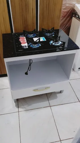Cooktop 4 bocas novo mais balcão