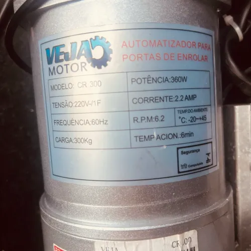 Motor para porta de aço