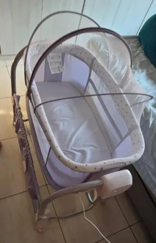 Berço Moisés Mastela Deluxe 3 em 1 com Bluetooth (Na Caixa!)