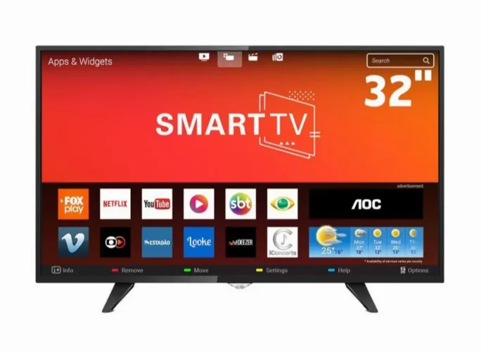Smart TV LED 32" HD AOC LE32S5970 com Wi-fi