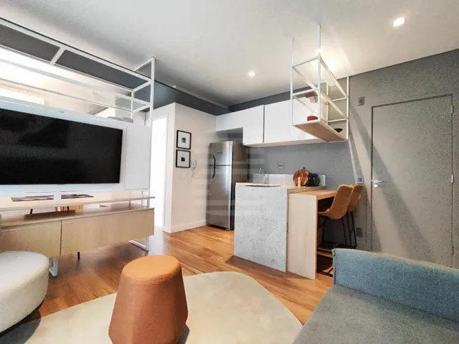 Apartamento Studio à Venda no Cambuí - Campinas/SP - 38 m² - 1 Quarto, 1 Vaga