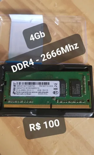 Memória DDR4 2666Mhz notebook