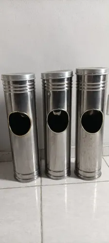 Lixeira/Cigarreira de ínox
