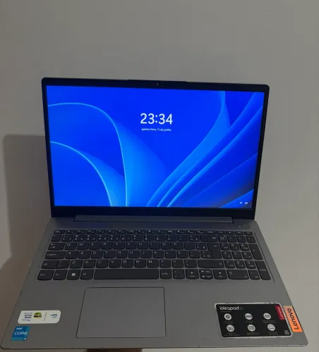 Notebook Lenovo IdeaPad i3 11th gen, 20gb ram, Ssd 256gb (Aceito Cartão)