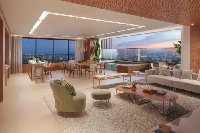 setor marista, Apartamento Terraço Bougainville, 3 suites, 220m2
