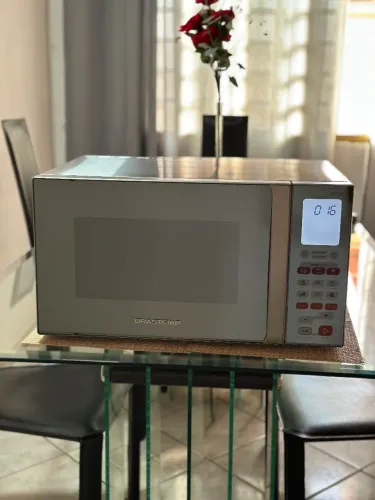 Microondas Brastemp ative 30L nox 