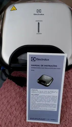 Sanduicheira nova (na caixa) Inox Electrolux excelente grill