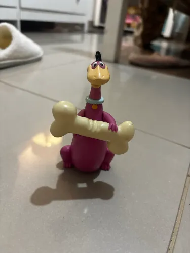 Boneco dino Flintstones coleção mc donalds 2008