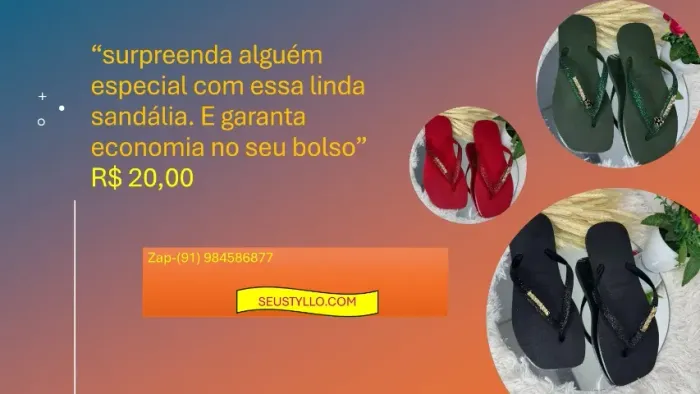 Sandálias para seu dia a dia