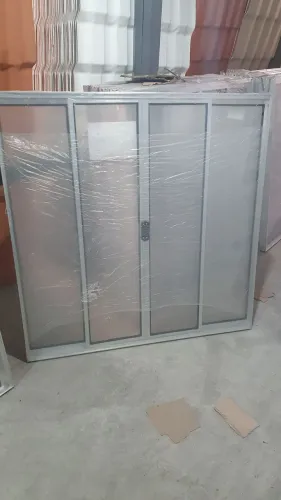 JANELA DE ALUMÍNIO 1,0 X 1,0 4 FOLHAS