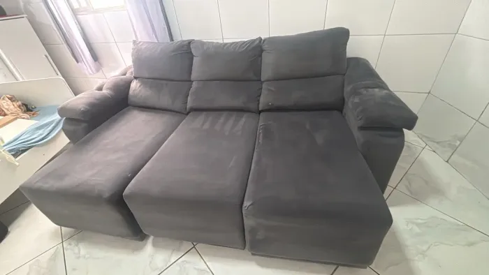 Sofá retrátil 3 lugares