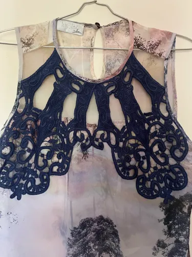 Blusa de seda