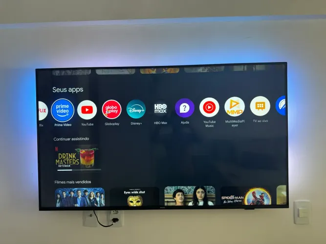 TV 55 polegadas Philips AMBILIGHT