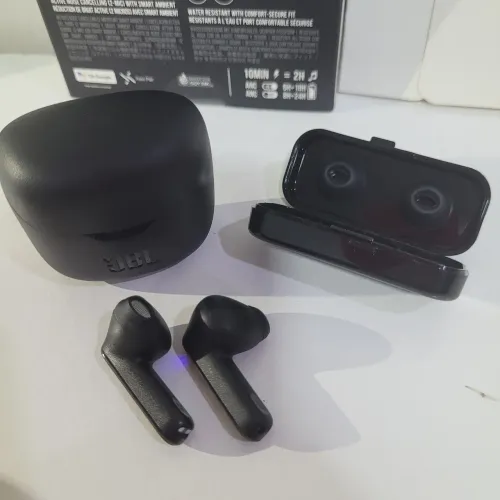 JBL Tune Flex Bluetooth Preto | Cancelamento de Ruído | Open Box | Sem Uso.