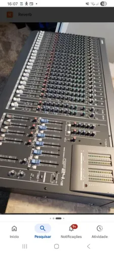 Mesa de som yamaha gf 24/12 24 canais