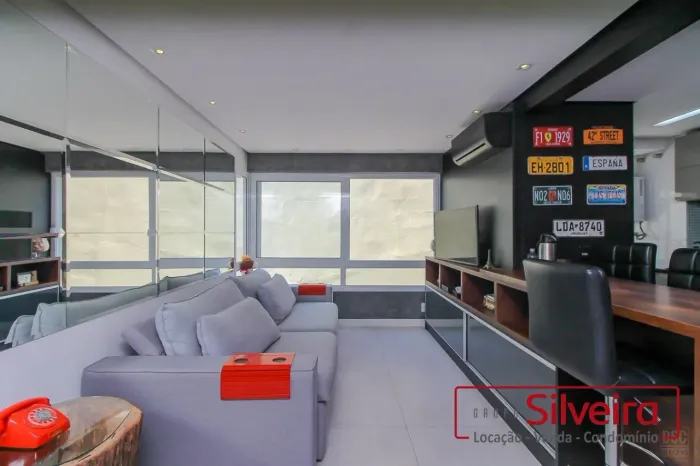 APARTAMENTO DE 1 DORMITÓRIO MOBILIADO NO BAIRRO HIGIENÓPOLIS.