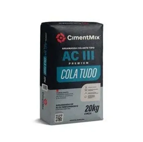 Argamassa AC-3 saco 20 KG R$ 18,99 a vista