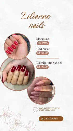 Manicure e pedicure a domicílio