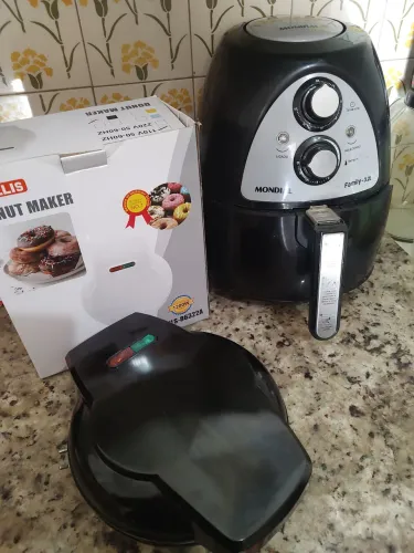 Airfryer + máquina de mini donuts 