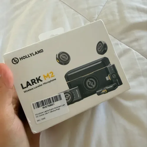 Microfone Holylland Lark M2 Lapela Duplo Combo