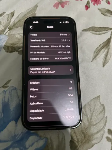 iPhone 17 pro max